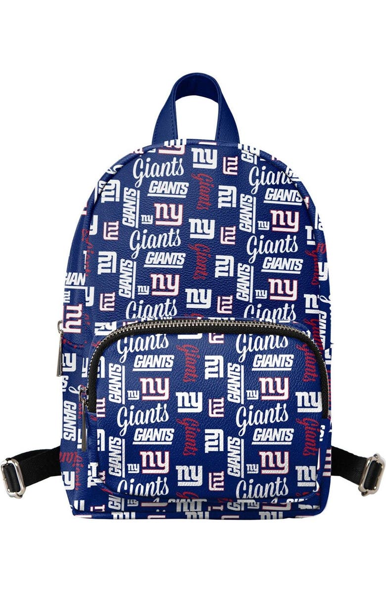 FOCO Youth FOCO Royal New York Giants Repeat Brooklyn Mini Backpack, Main, color, Royal