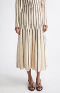 Zimmermann Rebellion Stripe Sweater Skirt