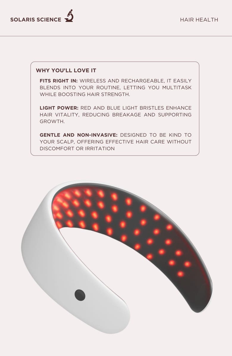 SOLARIS LABORATORIES NY Intensive LED Light Headband, Alternate, color, White