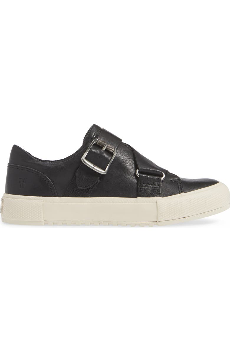 Frye Gia Moto Low Sneaker, Alternate, color,
