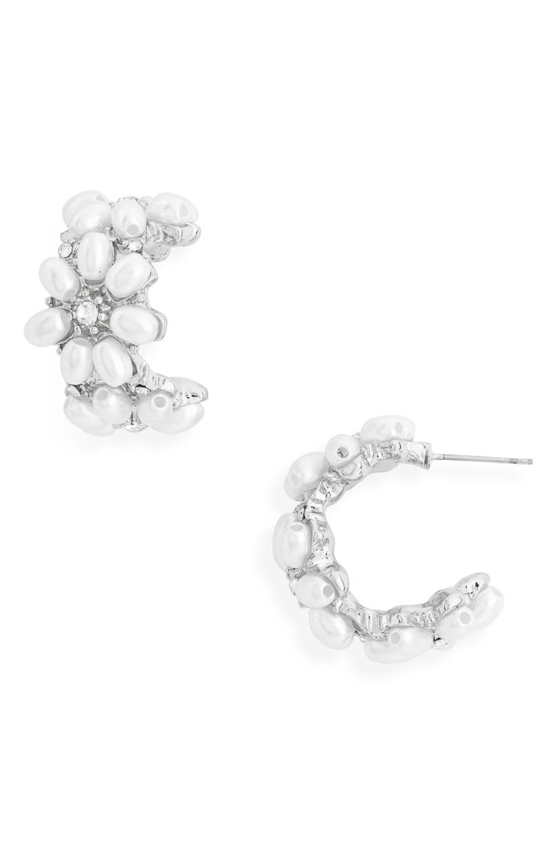 Cara Flower Drop Earrings, Main, color, 