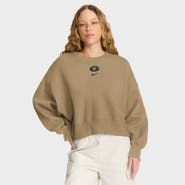 Nike Women's Nike Tan Georgia Bulldogs Oversized Phoenix 2-Hit Pullover Sweatshirt