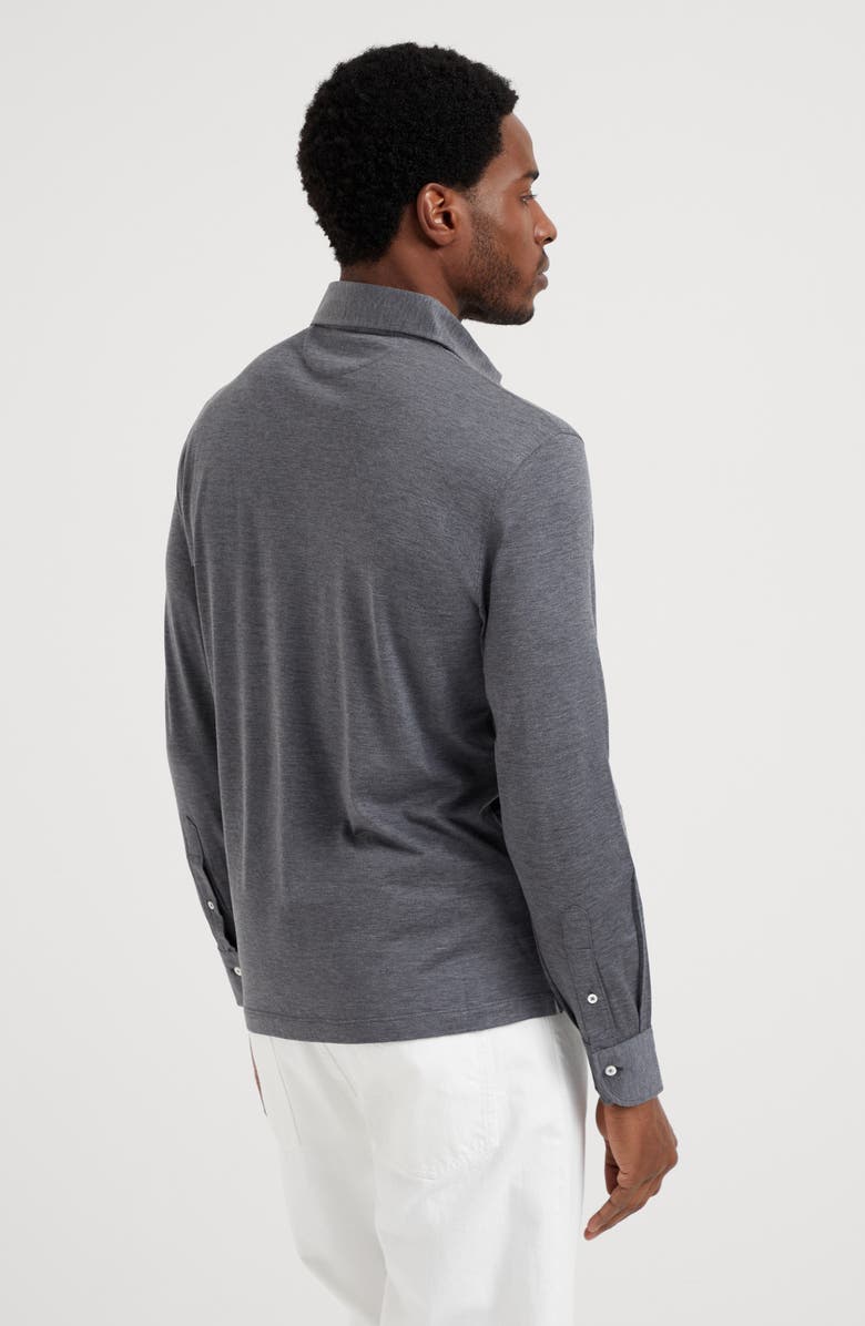 Brunello Cucinelli Jersey polo shirt, Alternate, color, 