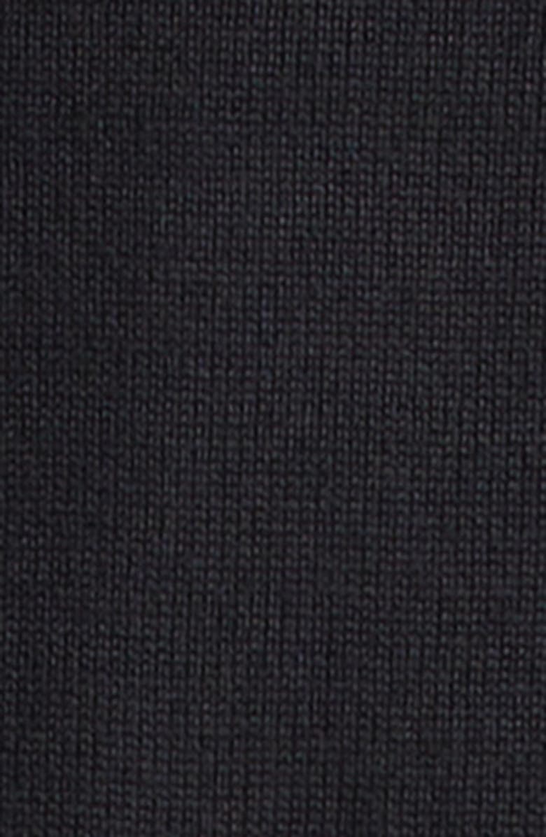 Erdem Floral Satin & Merino Wool Cardigan, Alternate, color, Dutch Flower Painting Black