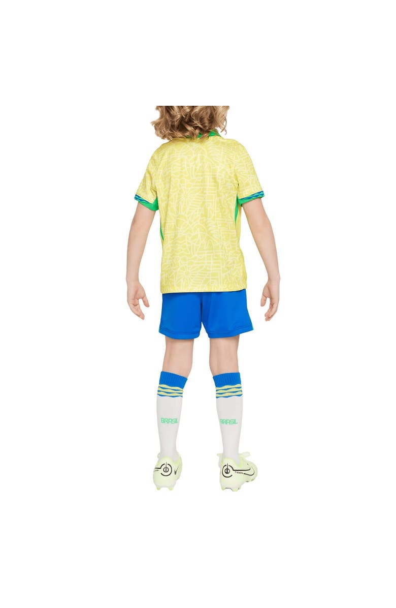 Nike Preschool Nike  Yellow Brazil National Team 2024 Home Replica Stadium Kit Set, Alternate, color, 