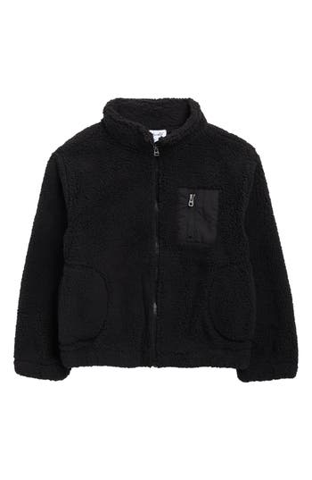 Splendid Kids' Fleece Jacket In Black