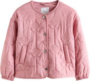 NEXT Kids' Flower Quilted Jacket