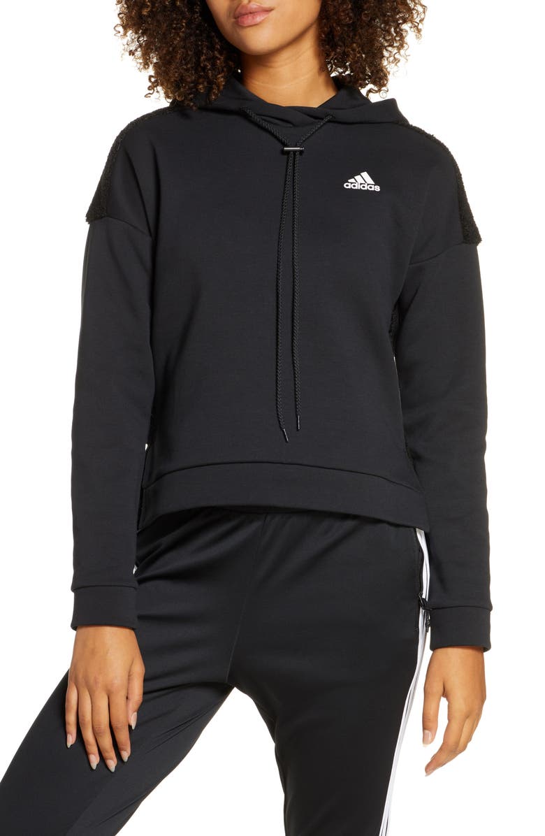 adidas Toggle Fleece Hoodie, Main, color, 