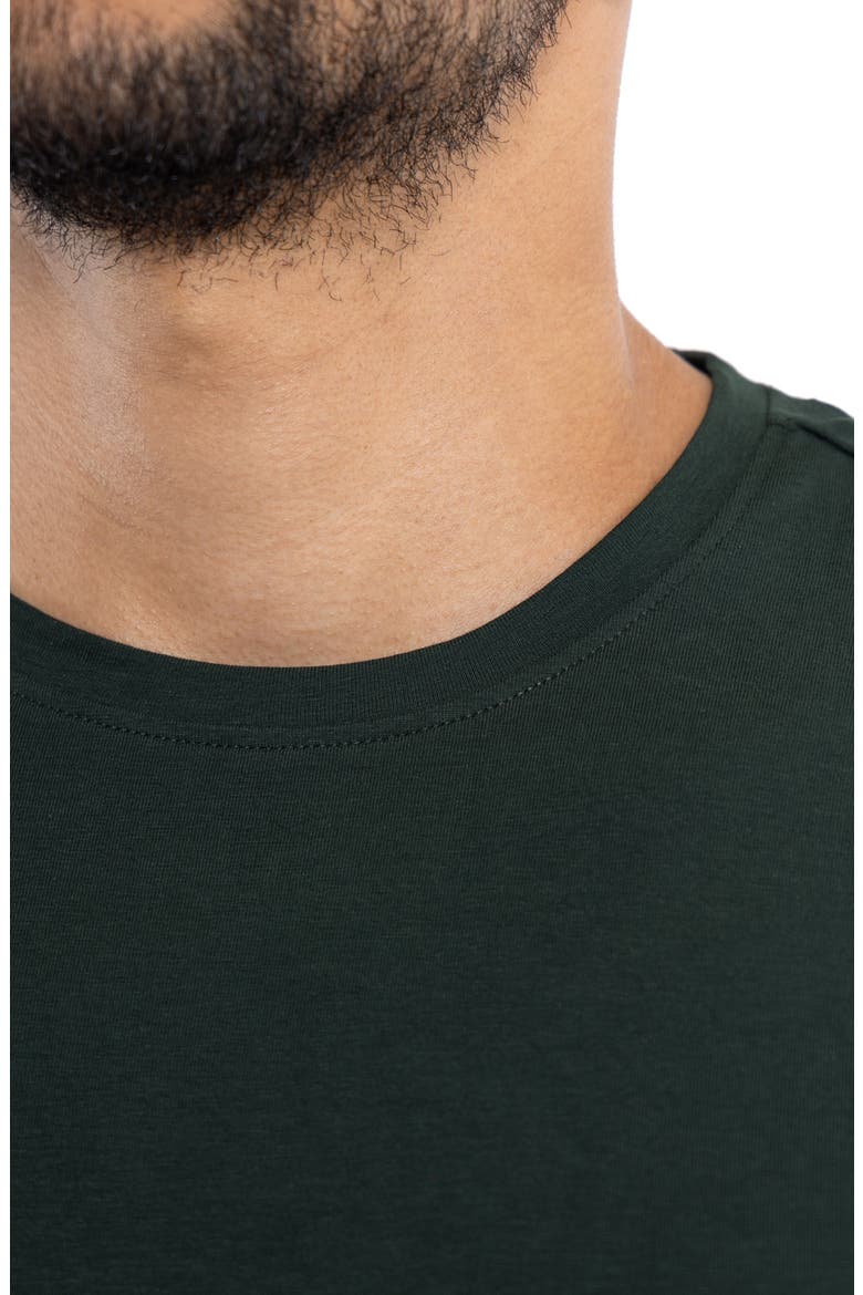 Crewneck Long Sleeve T-Shirt, Alternate, color, HUNTER