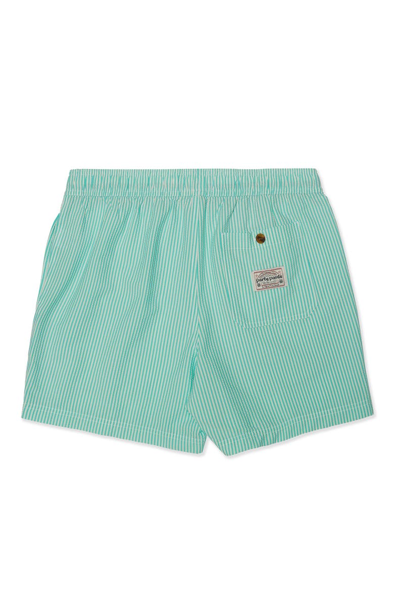 Stripe Party Starter Lined 5-Inch Swim Trunks, Alternate, color, ARUBA BLUE