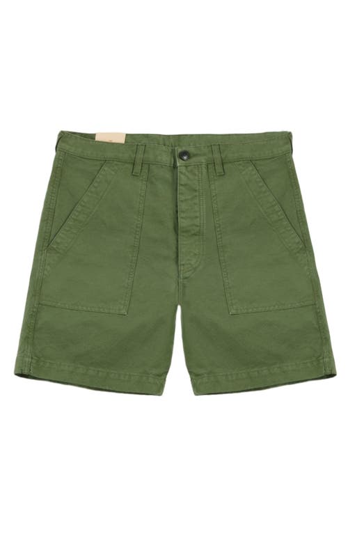 Fortela Rebelt Cotton Pocket Bermuda In Green