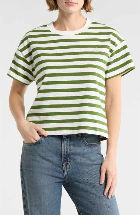 Scotch & Soda Boxy Yarn Dye Stripe T-Shirt
