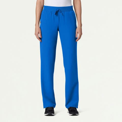 Xenos Women's 5-Pocket Classic Mid-Rise Scrub Pant