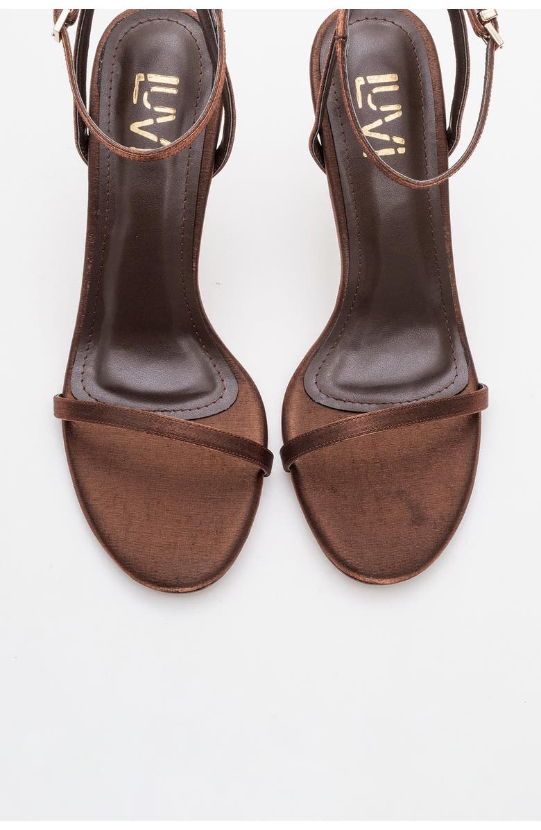 Prologue Shoes Jasmin Ankle Strap Stiletto Sandal, Alternate, color, Copper