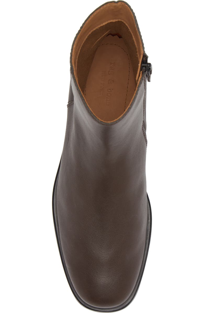 rag & bone Enzo Zip Boot, Alternate, color, Dark Espresso
