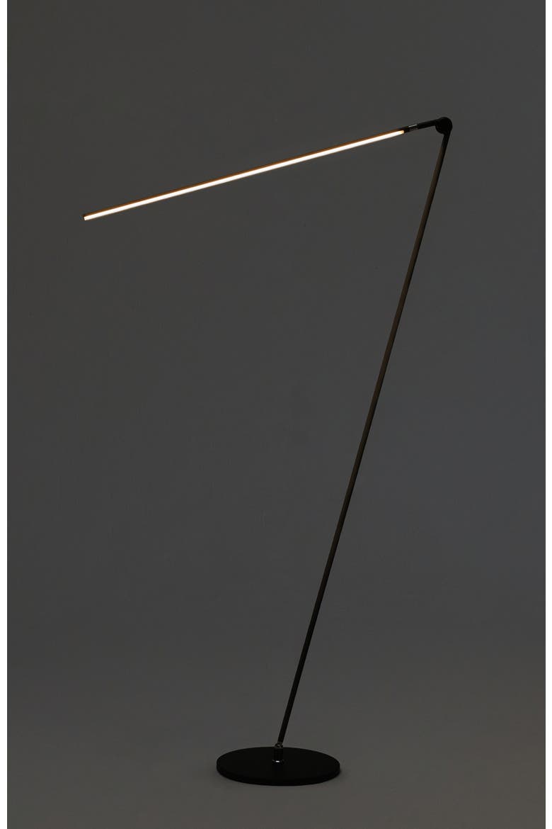 Libra 54.5" 3-Way Dimming LED Floor Lamp with Adjustable Rotating Base, Alternate, color, Classic Black