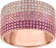 FZN Lab Created Ruby & Sapphire Band Ring