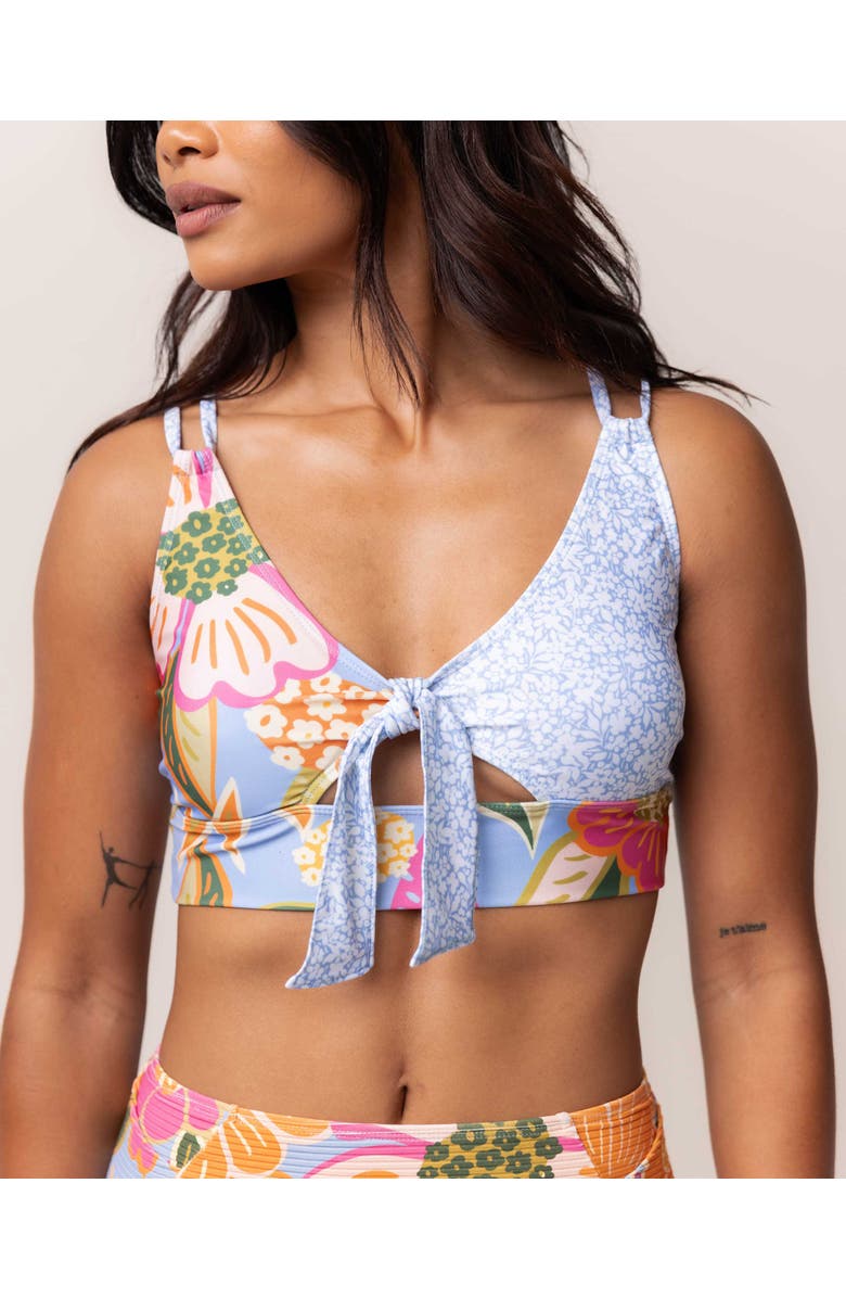 Nani High Tide Bralette Swim Top, Main, color, Mona