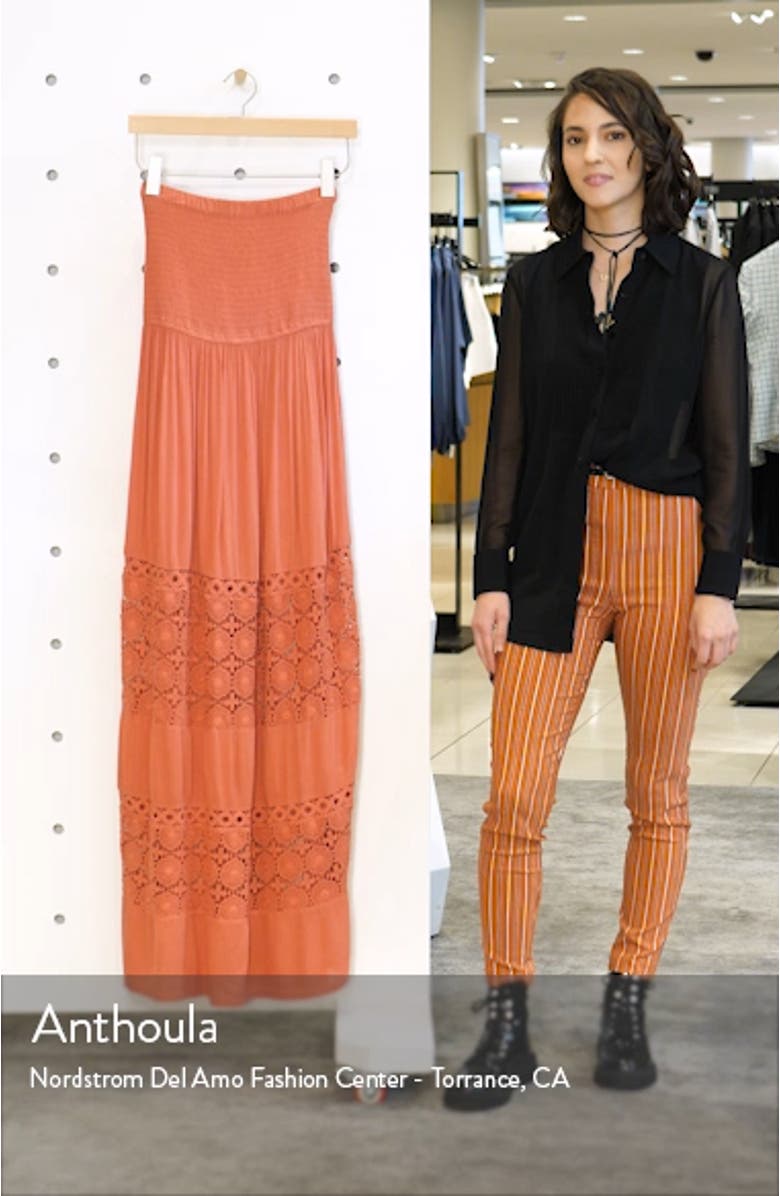 Farrah Smocked Cover-Up Maxi Dress, sales video thumbnail