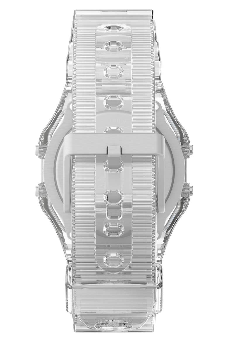 Timex T80 34mm Resin Strap Watch, Alternate, color, GREY