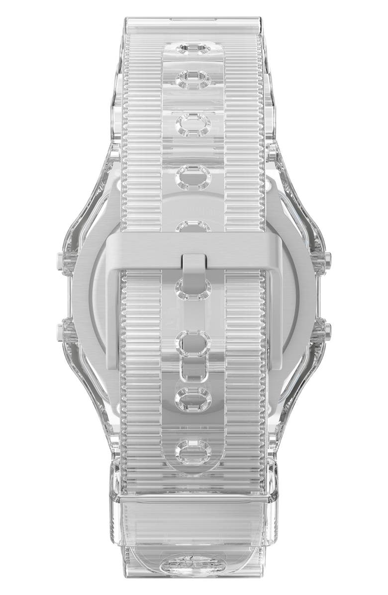 Timex<sup>®</sup> Timex T80 34mm Resin Strap Watch, Alternate, color, Grey