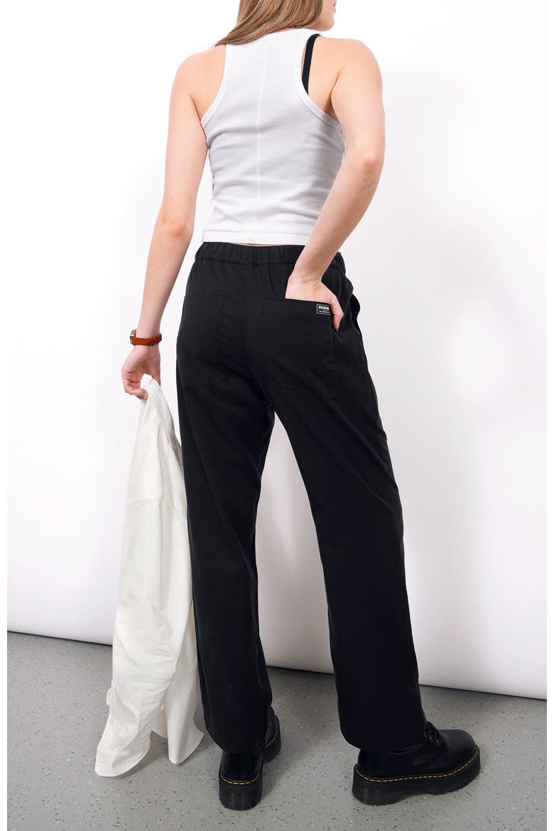 The Everyday Drawstring Pant, Alternate, color, BLACK