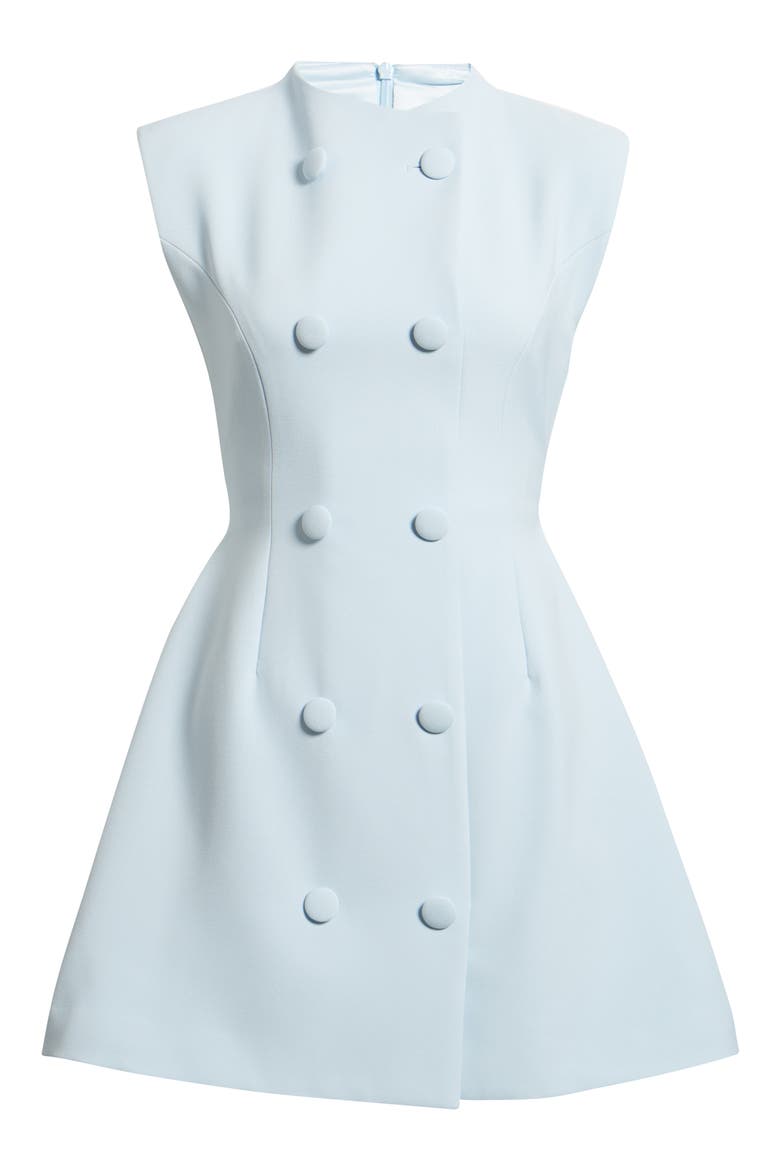 Cap Sleeve Fit & Flare Minidress, Alternate, color, POWDER BLUE