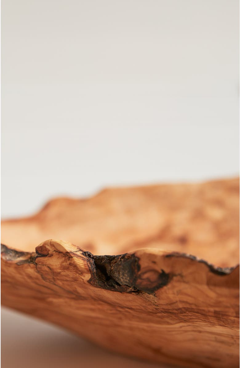 Verve Culture Italian Olivewood Root Salad Bowl, Alternate, color, Brown