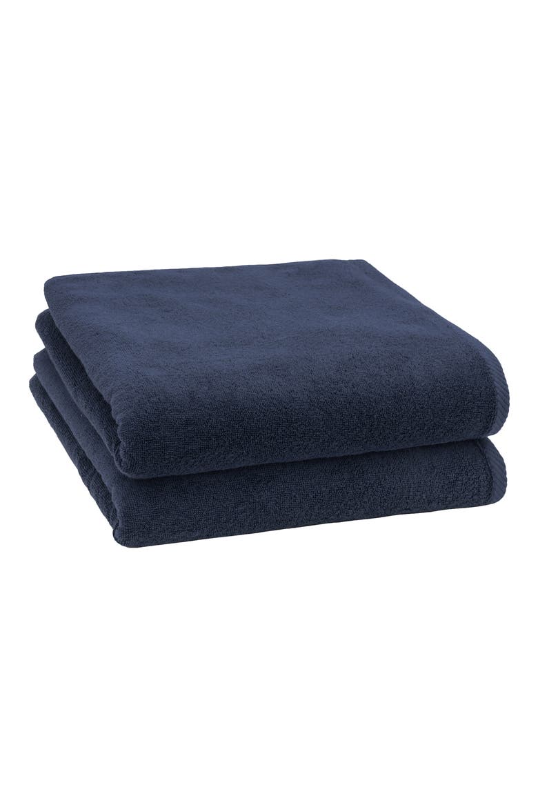 2-Pack Ediree Cotton Bath Towel Set, Main, color, MARINE