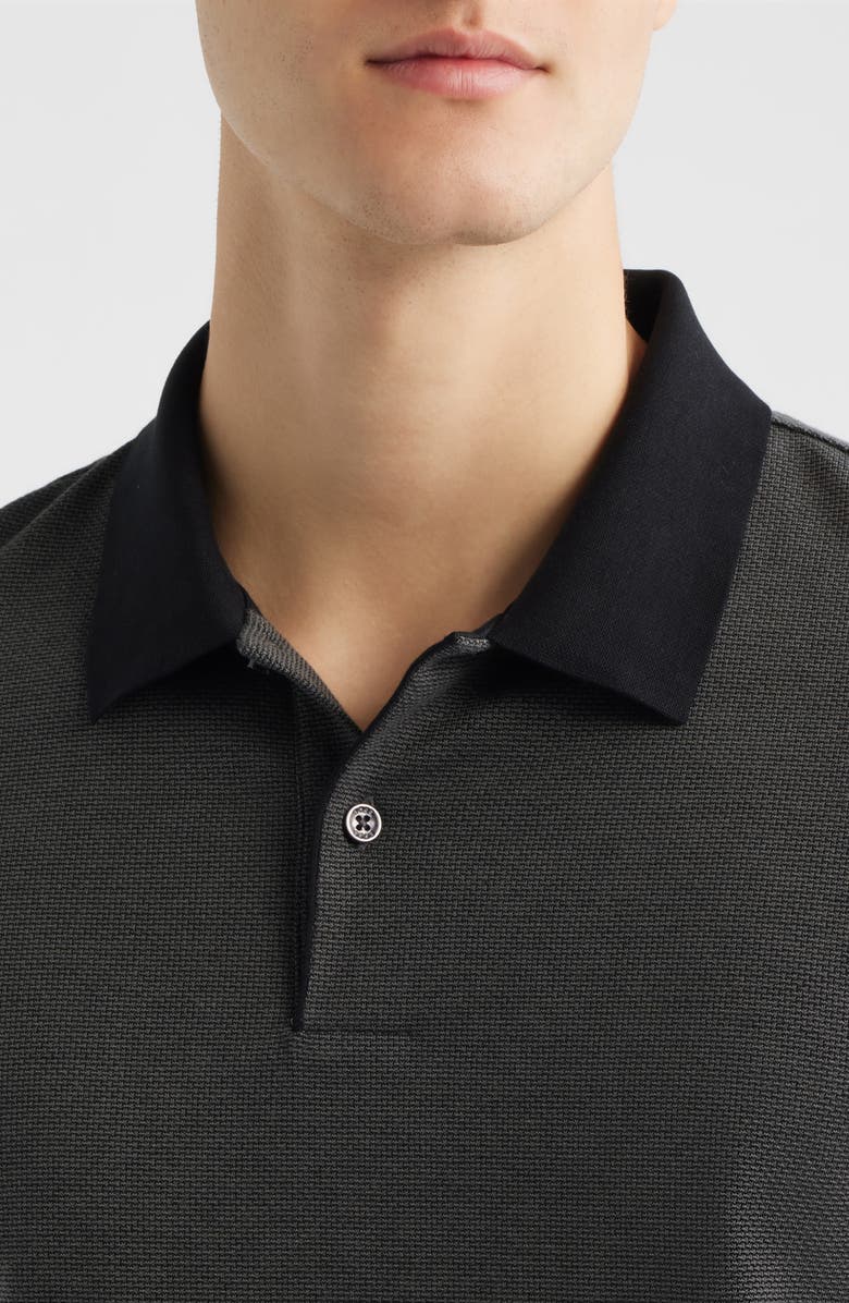 BOSS Parlay Cotton Piqué Polo, Alternate, color, Black