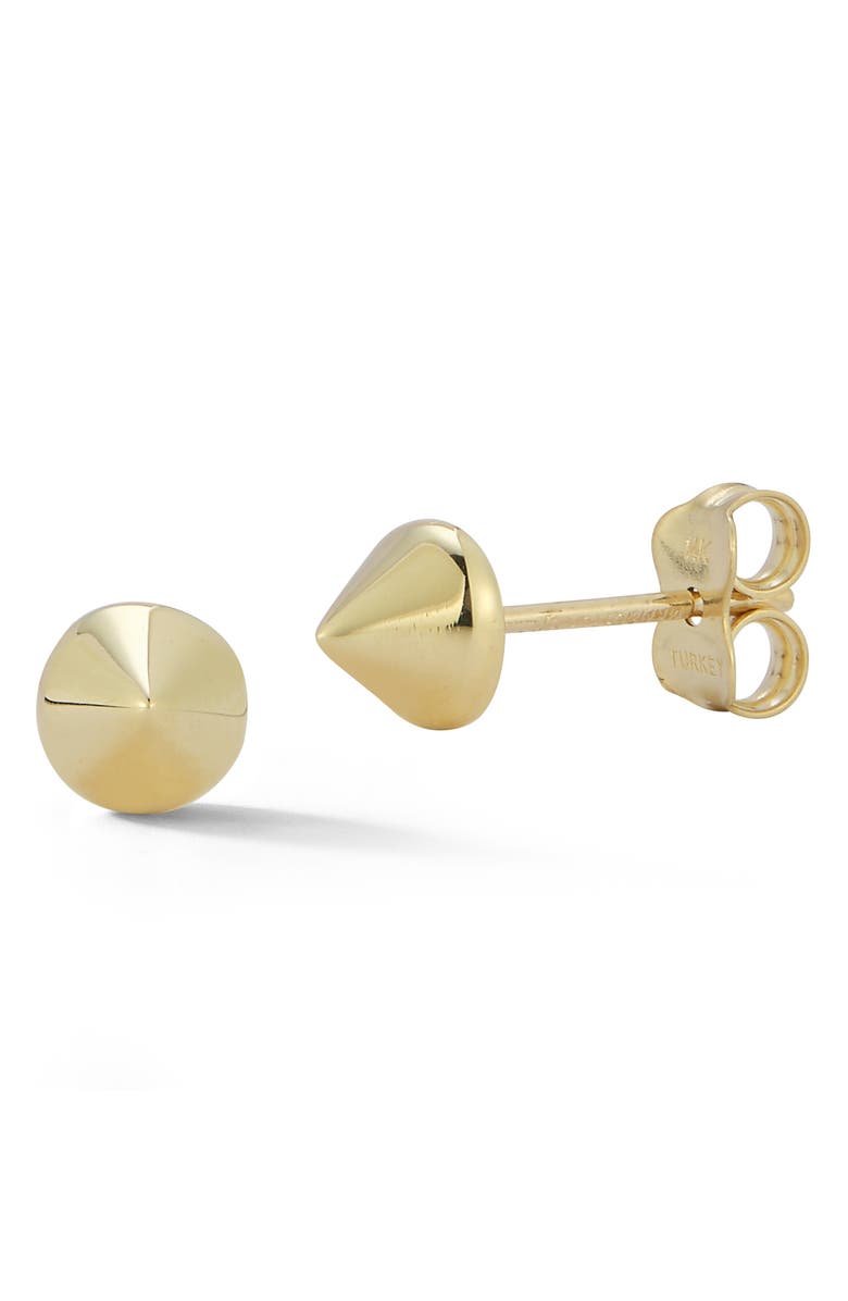 Ember Fine Jewelry 14k Gold Cone Stud Earrings, Main, color, Gold