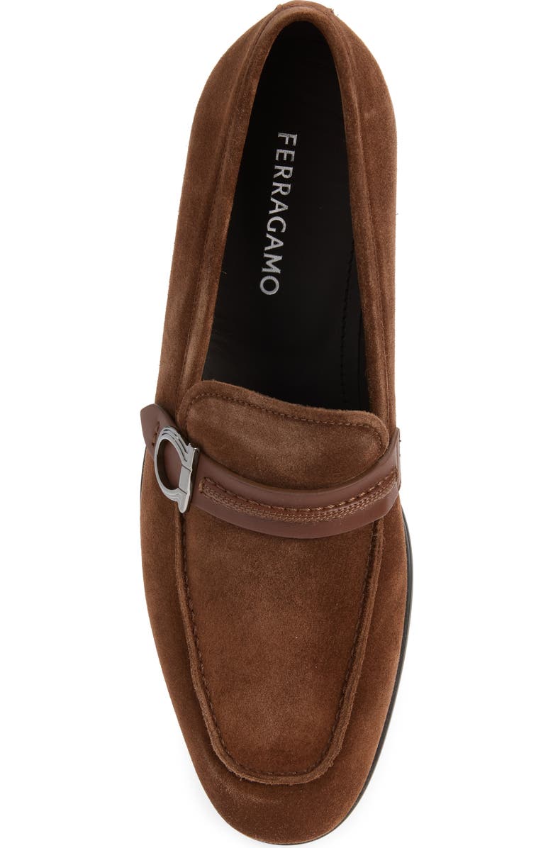 FERRAGAMO Terence Apron Toe Loafer, Alternate, color, Naturale