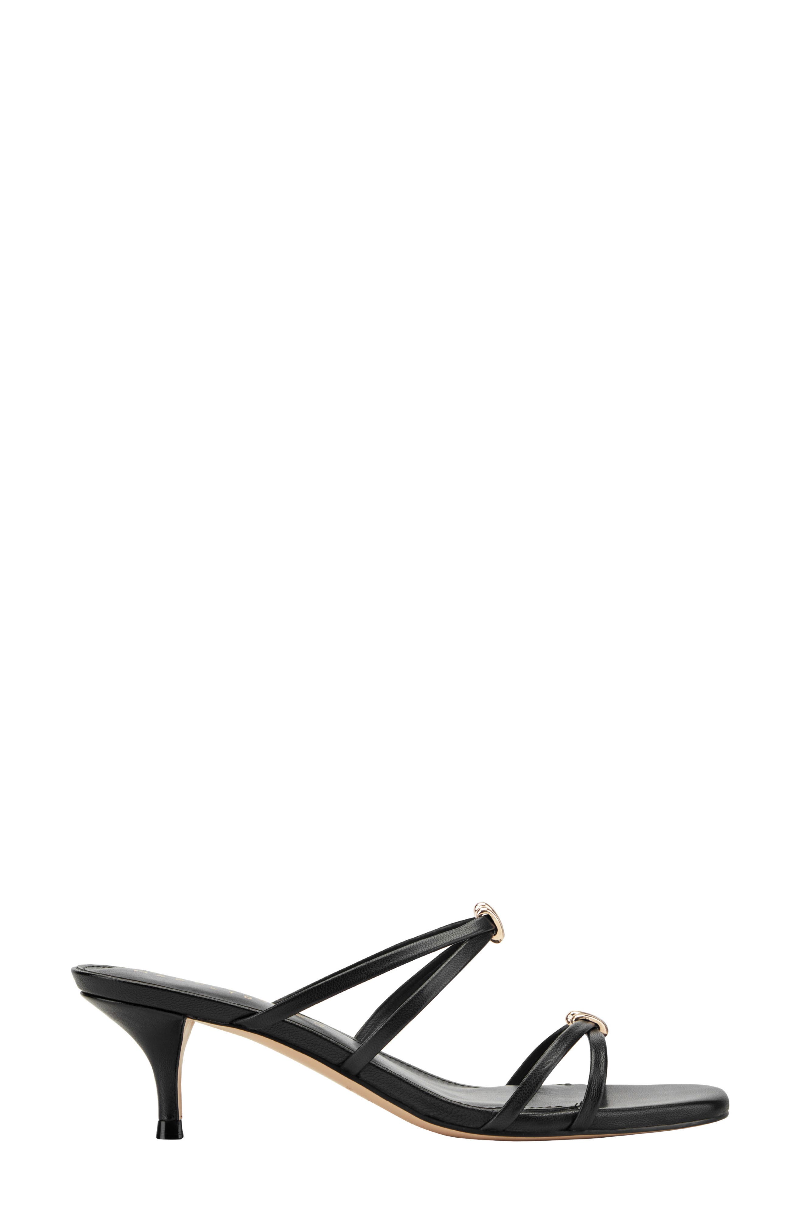 Marc Fisher LTD Baizel Strappy Slide Sandal, Alternate, color, Black