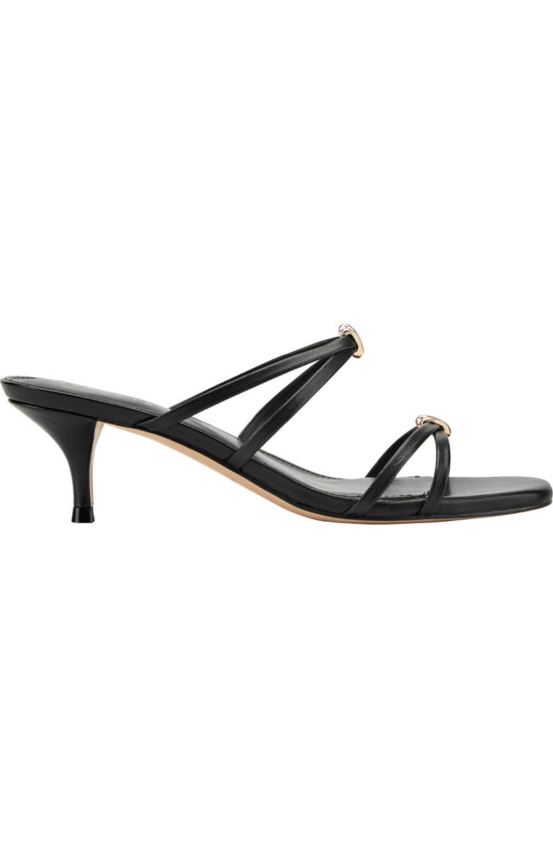 Marc Fisher LTD Baizel Strappy Slide Sandal, Alternate, color, Black