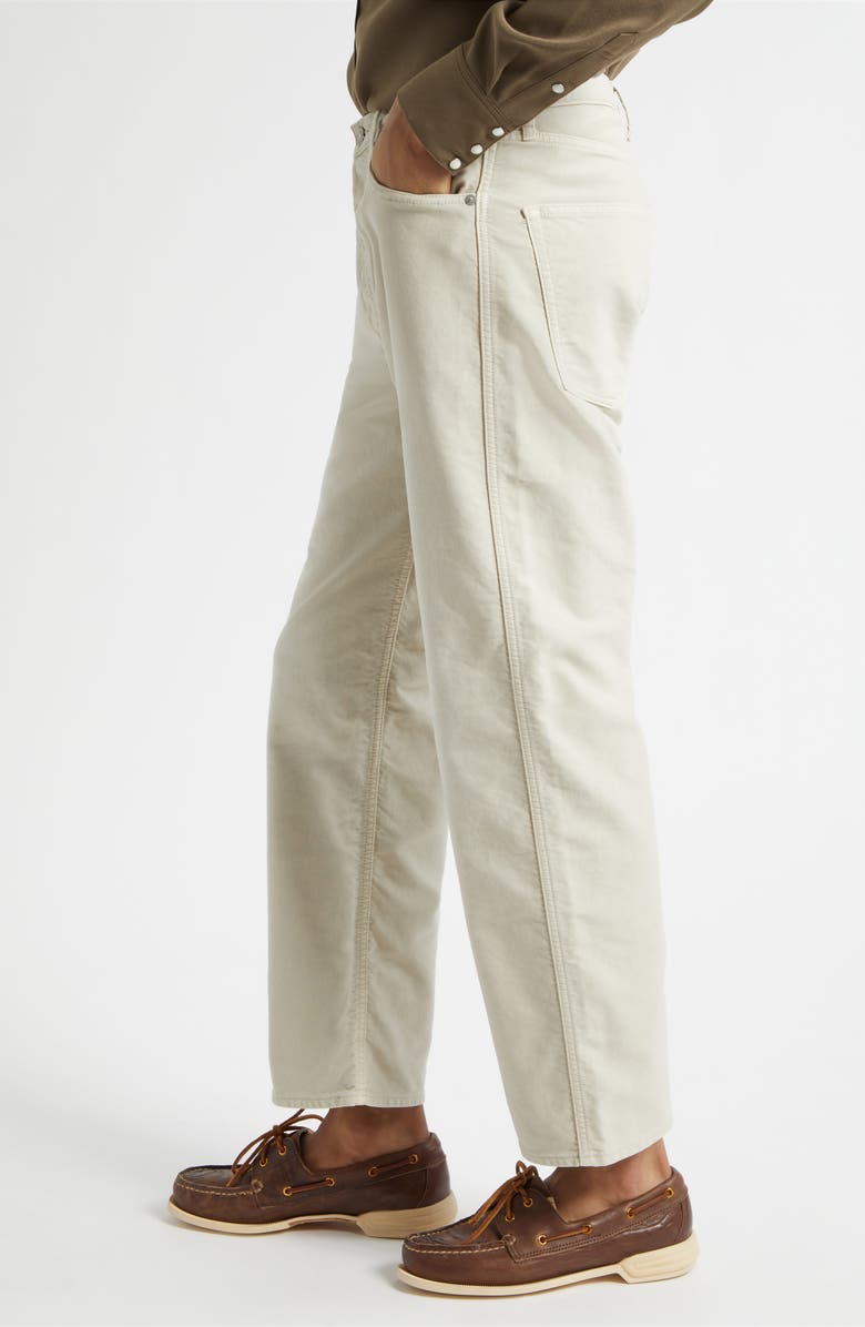 VISVIM Fluxus 01 Corduroy Wide Leg Pants, Alternate, color, Ivory