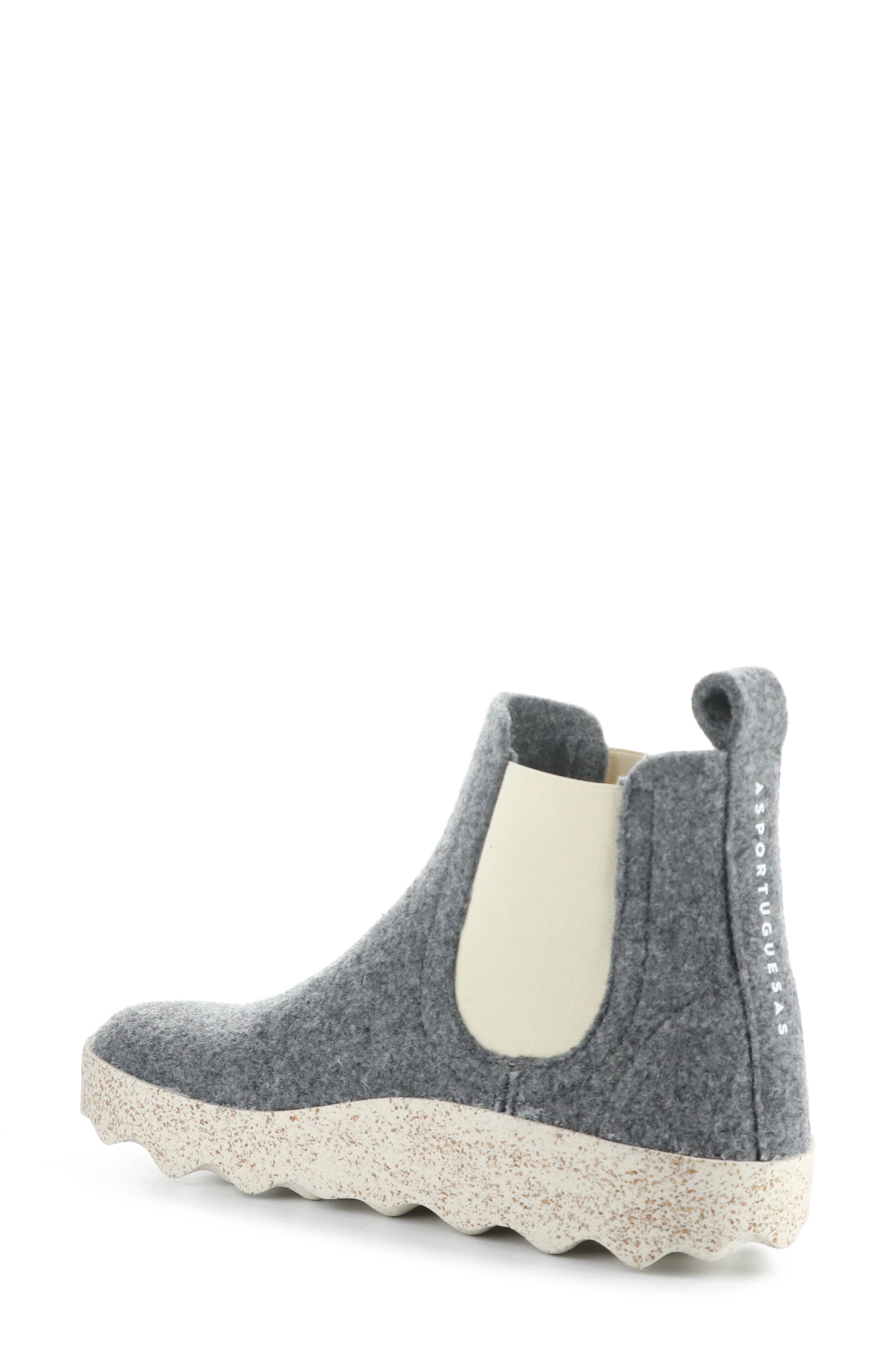 Asportuguesas by Fly London Caia Chelsa Boot, Alternate, color, Concrete Rewooly
