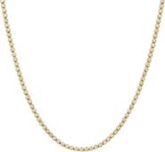 Bliss Diamond 6Ct Round Lab Grown Diamond Tennis Necklace 14k Gold 18" Lab Grown