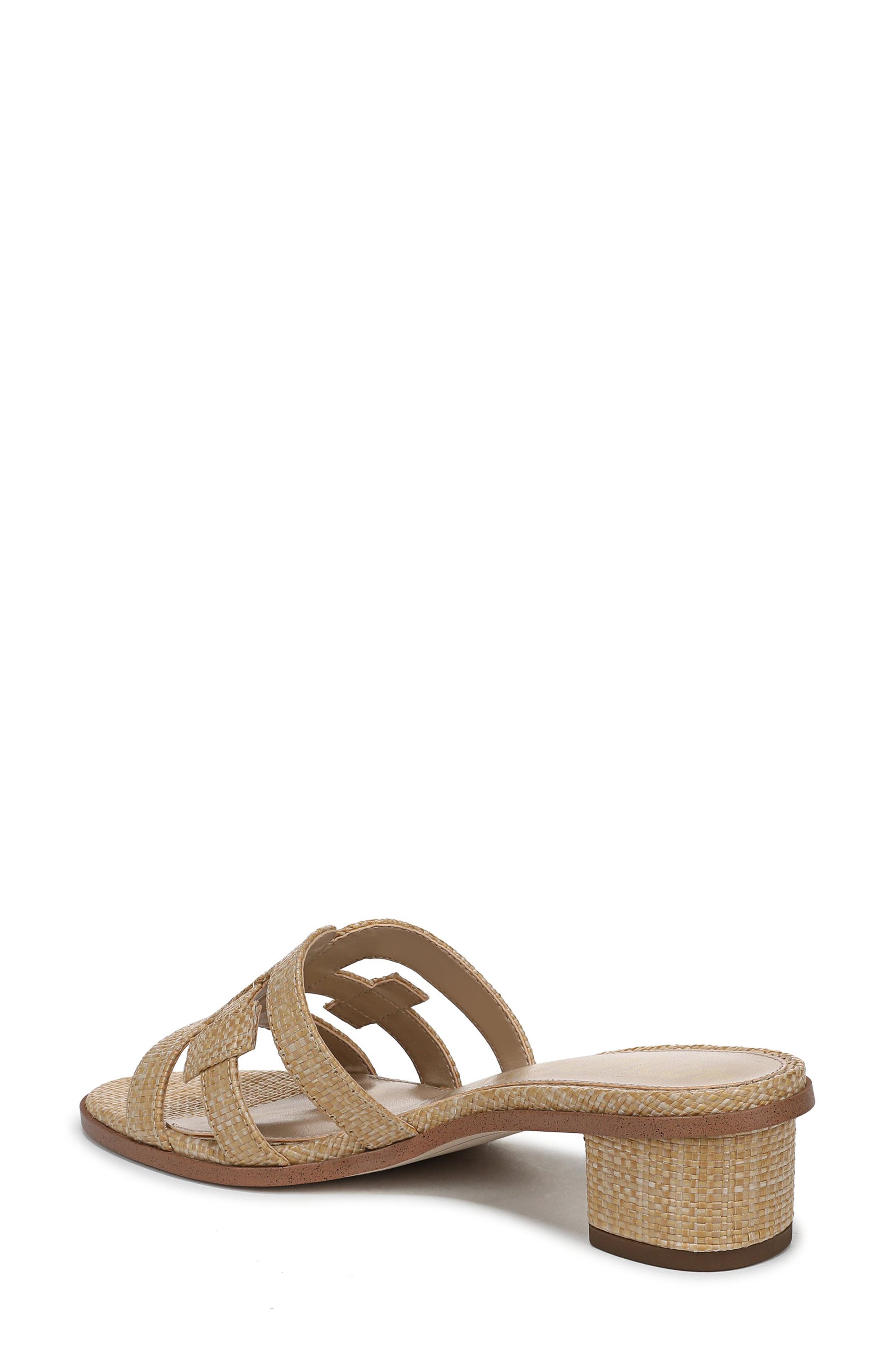 Illie Block Heel Slide Sandal, Alternate, color, BEECHWOOD