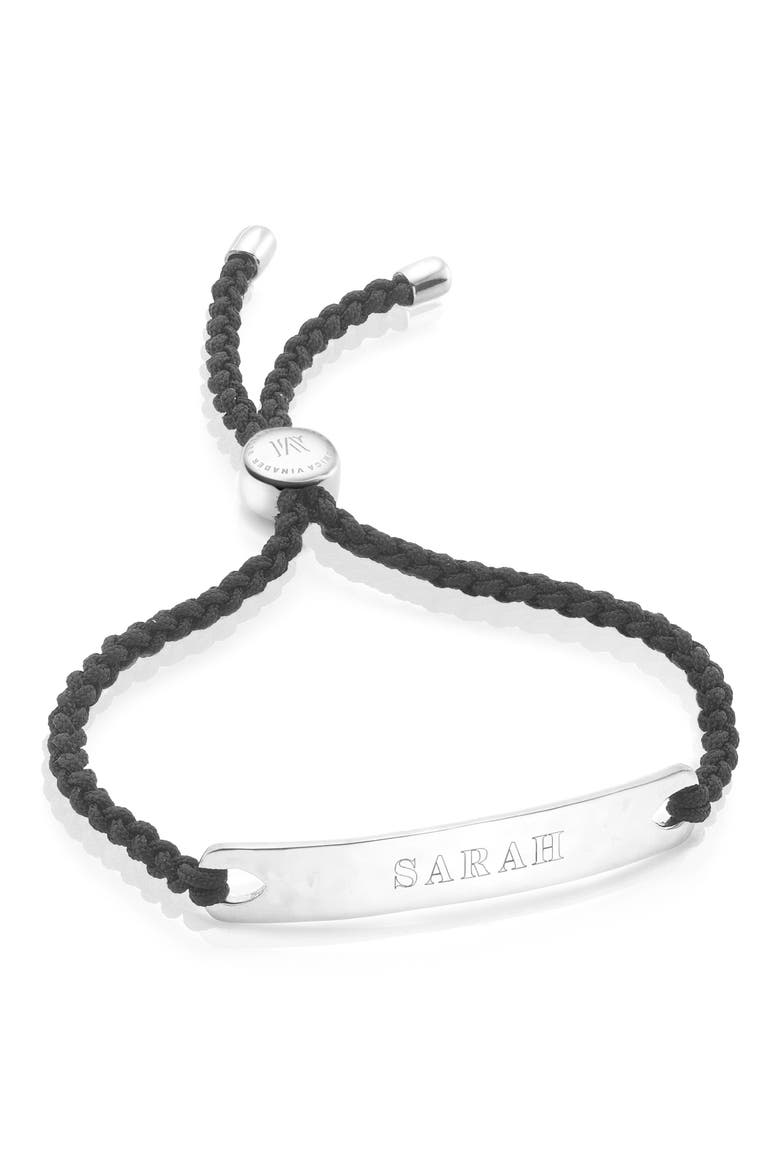 Havana Friendship Bracelet, Alternate, color, SILVER/ BLACK