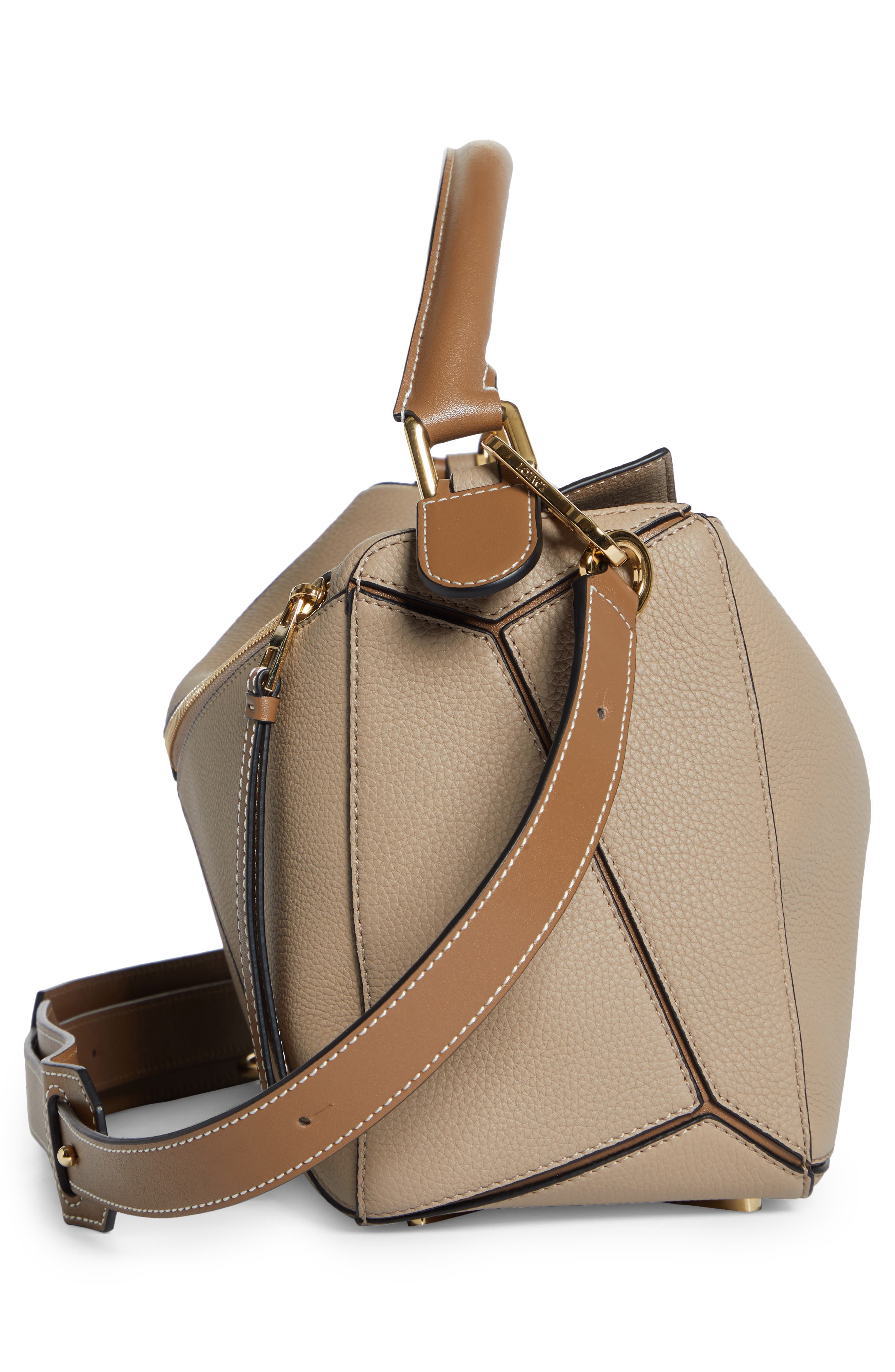 Loewe Medium Puzzle Leather Shoulder Bag, Alternate, color, 