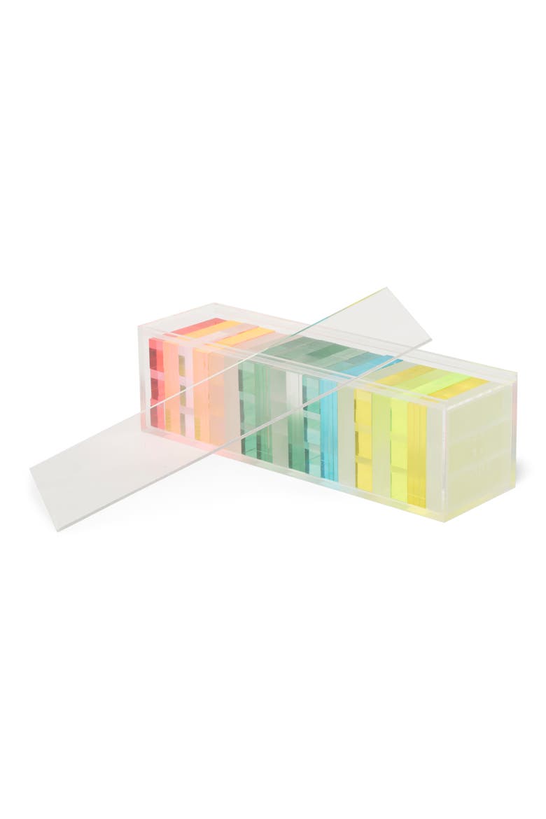 Lucite® Jumbling Tower, Alternate, color, SHERBET