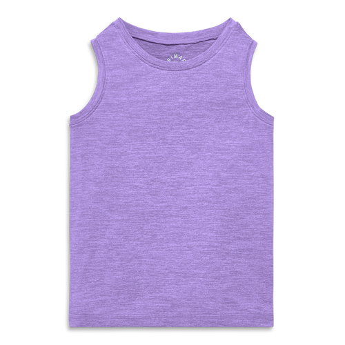 Primary Kids Staycool Tank In Violet