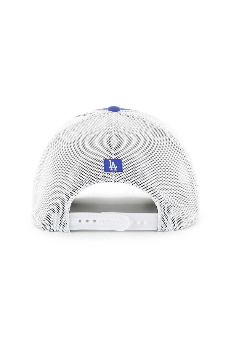 '47 Men's '47 Royal/White Los Angeles Dodgers Burgess Trucker Snapback Hat, Alternate, color, Royal