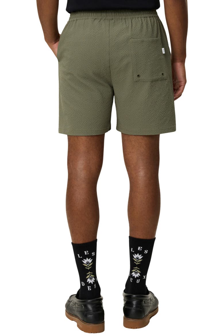 Stan Seersucker Swim Shorts, Alternate, color, LICHEN GREEN