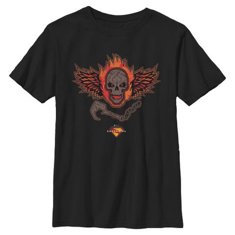 Boy's Supergirl Ruthless and Feared Logo  Graphic T-Shirt