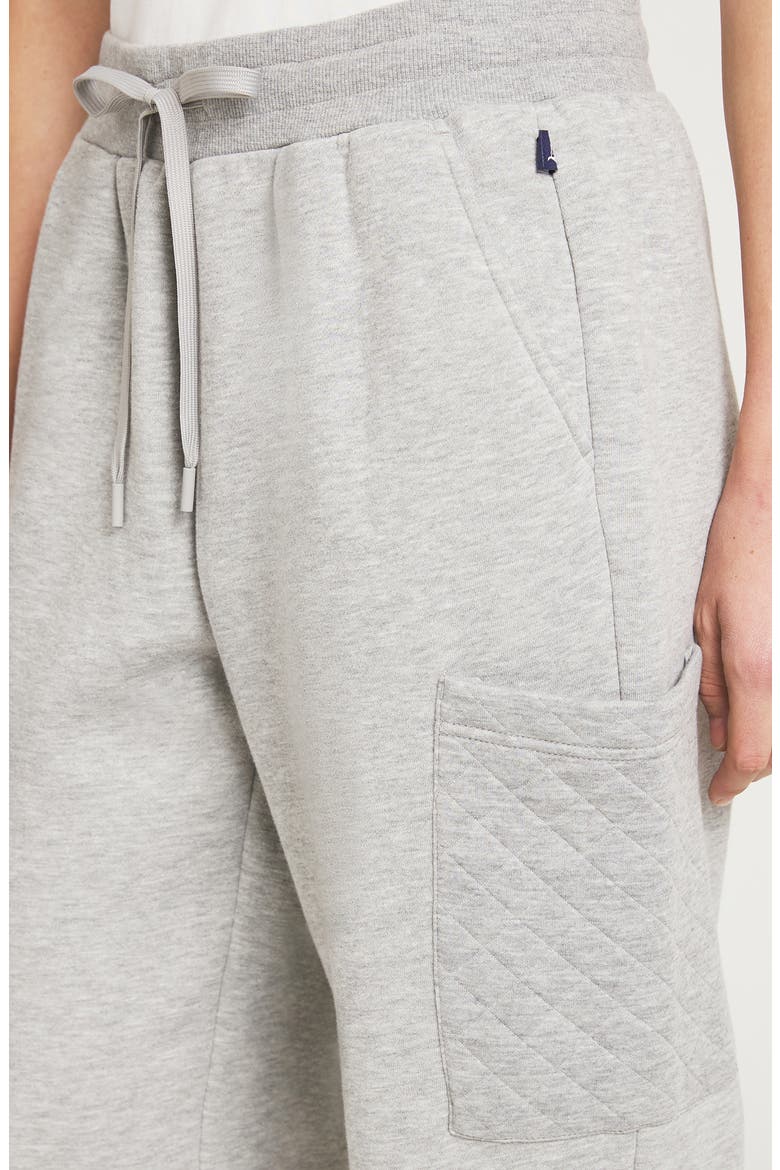 Quilted Pull On Pants, Alternate, color, GRAY HEATHER