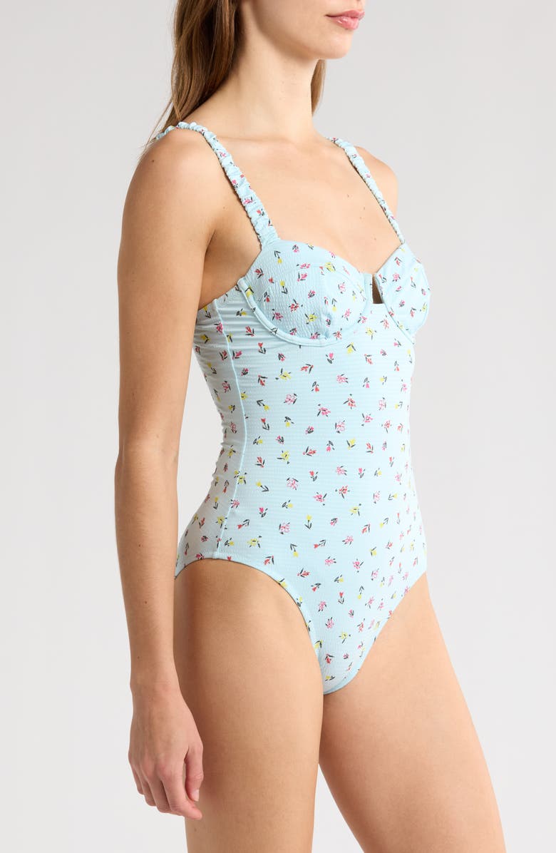 Solid & Striped Verona Embroidered Seersucker One-Piece Swimsuit, Alternate, color, Embroidered Floral Sky
