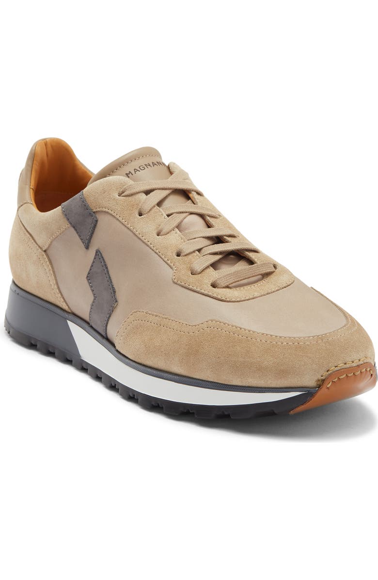 Magnanni Aero Sneaker, Main, color, Taupe