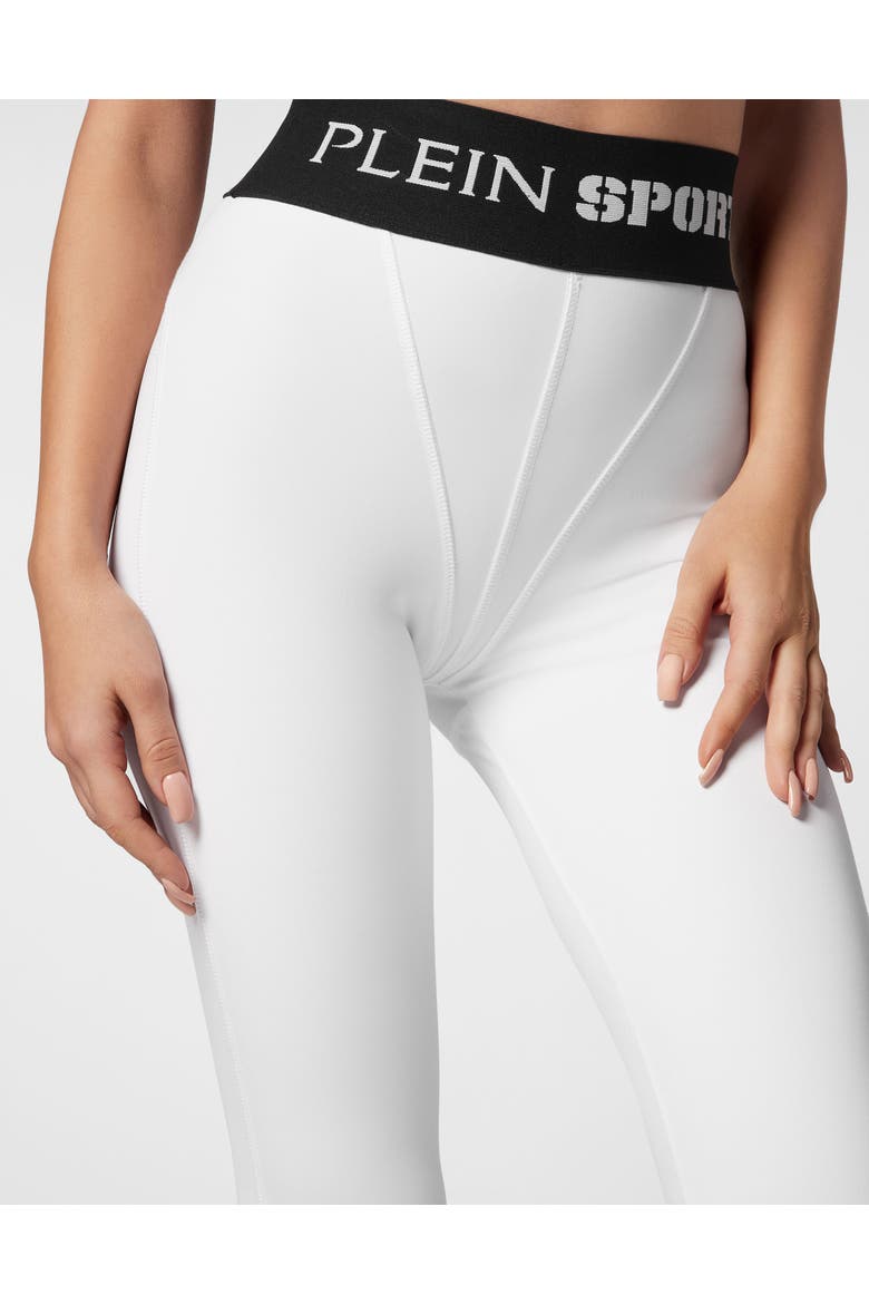 Jogging Push Up Leggings Basic Women, Alternate, color, white