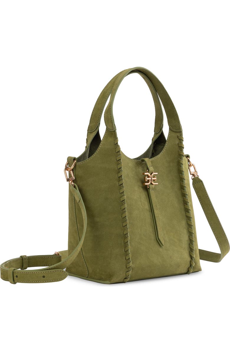 Sam Edelman Mini Sylvia Leather Crossbody Bag, Alternate, color, Pistachio